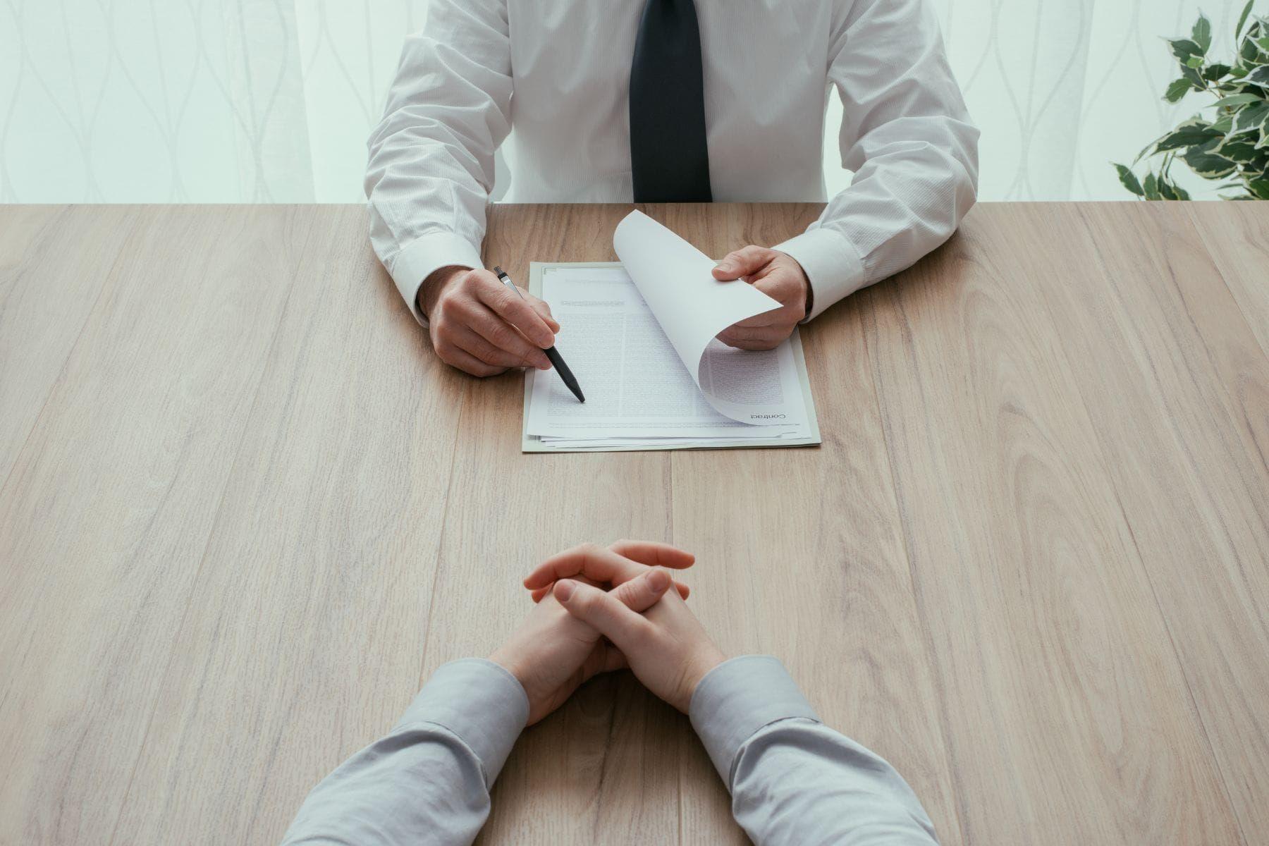 就活サポートの面談の様子